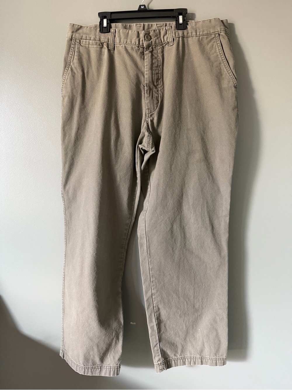 Patagonia Regular Fit Duck Canvas Organic Cotton Grey Outdoors Pants Mens 38x31